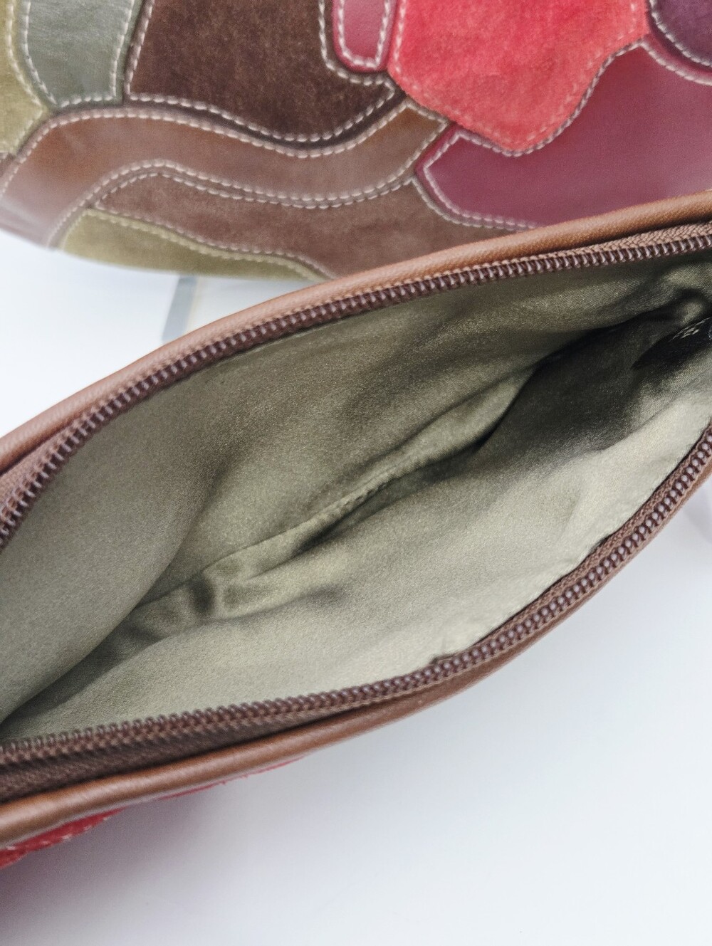 EXCELLENT RARE VINTAGE COACH POPPY FOR PEACE SUEDE HOBO AND WRISTLET - Picture 11 of 11